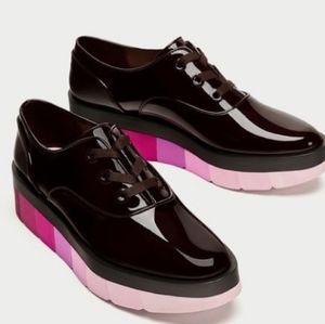 Zara Woman Platform Oxfords